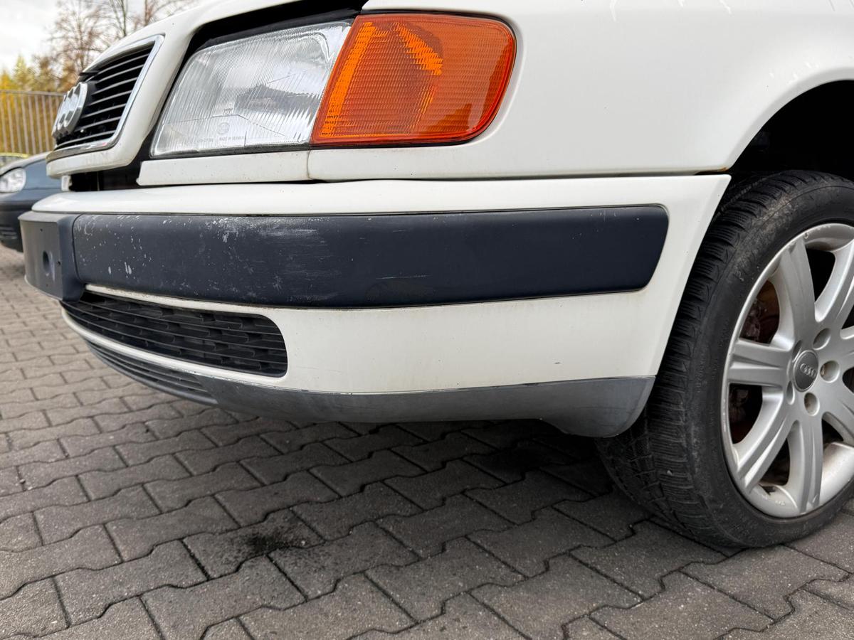 Audi 100 C4 original Stoßstange Stoßfänger vorn L90E Alpinweiß BJ91